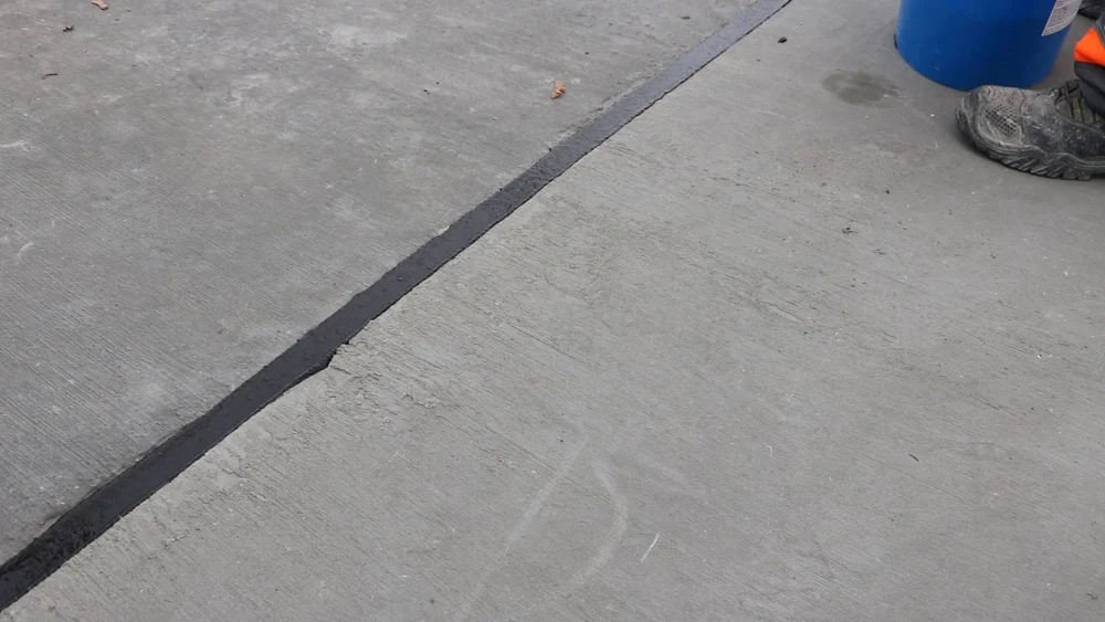 warehouse floor crack repair