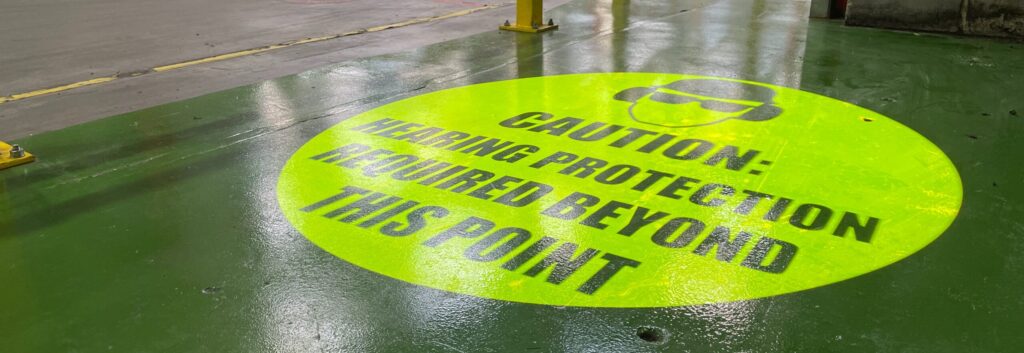 The Role of Projected Markings for Workplace Safety