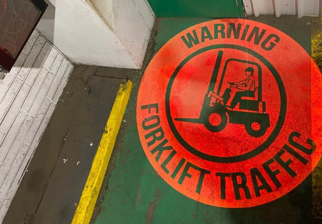 Projected Safety Signage